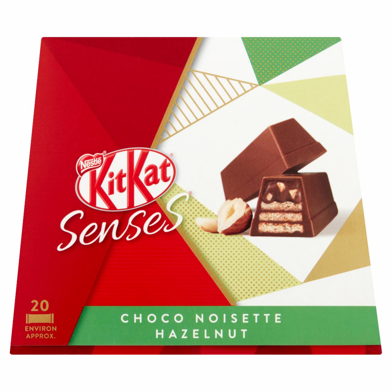 Képek - KitKat Senses mogyorós krémmel bevont ropogós ostya tejcsokoládéban 200 g