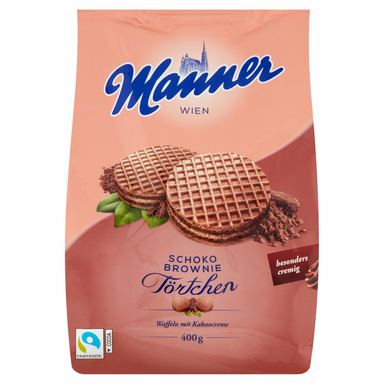 Képek - Manner ropogós kakaós ostya kakaós krémmel 400 g