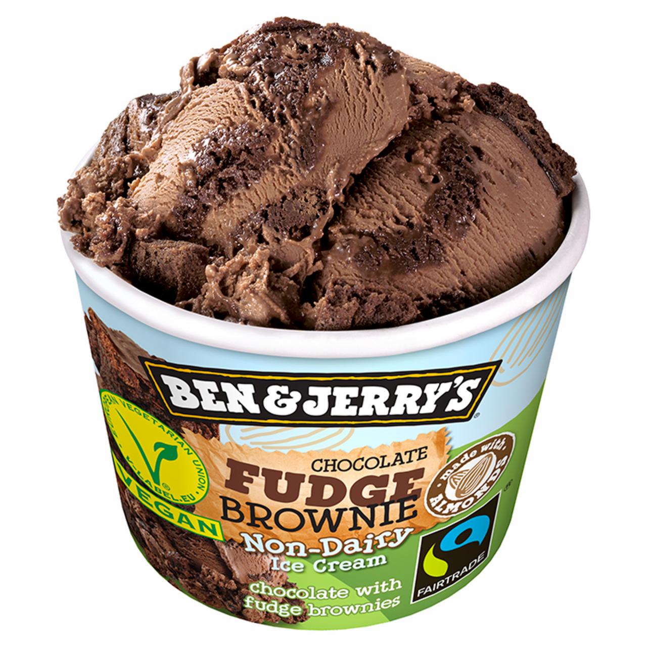 Képek - Ben & Jerry's Vegán Chocolate Fudge Brownie jégkrém 100 ml