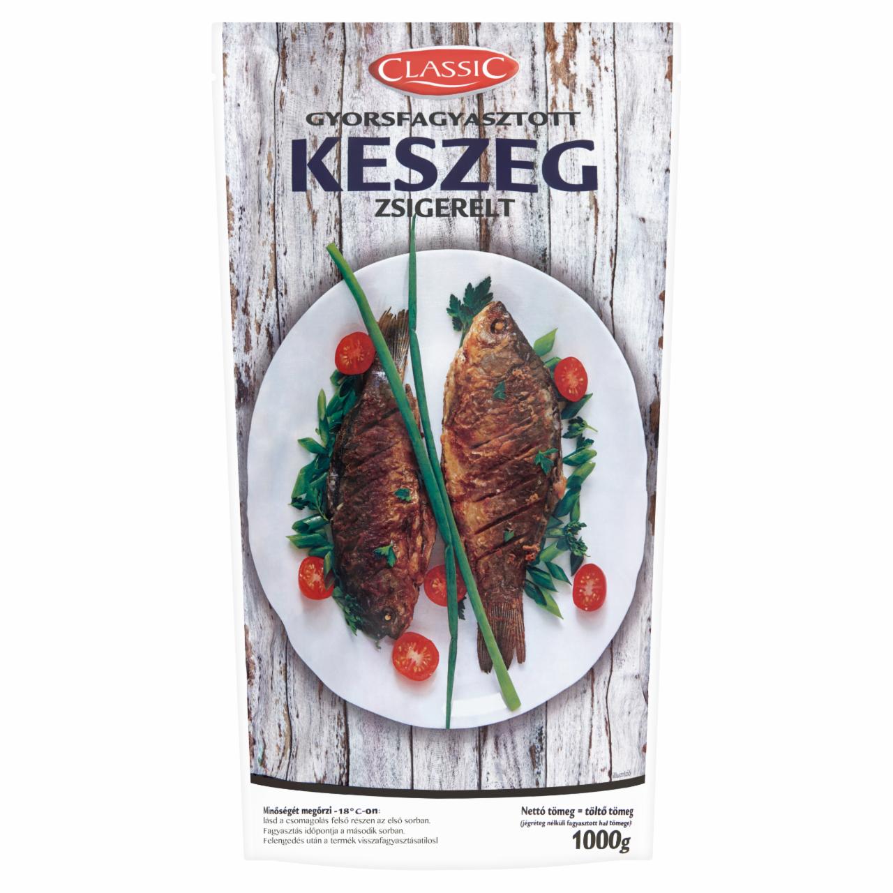 Képek - Classic gyorsfagyasztott zsigerelt keszeg 1000 g