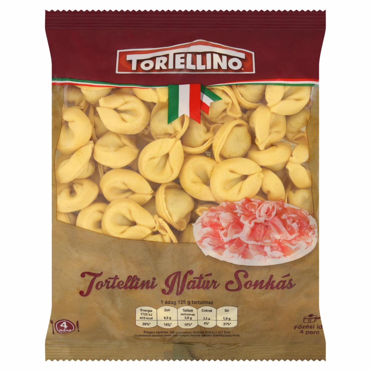 Képek - Tortellino Tortellini natúr sonkás friss tészta 500 g