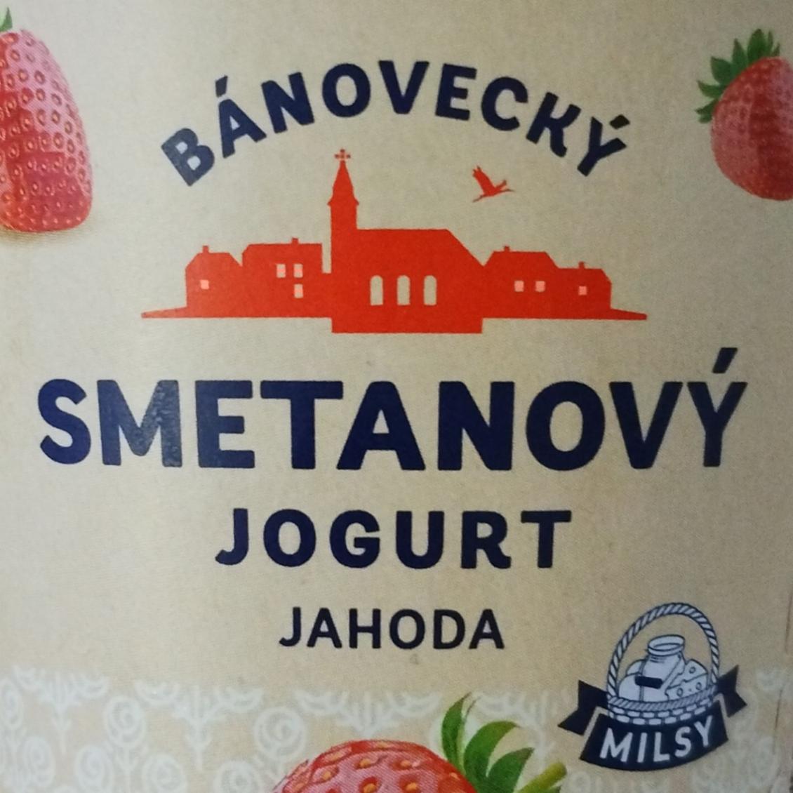 Képek - Smetanový jogurt jahoda Bánovecký