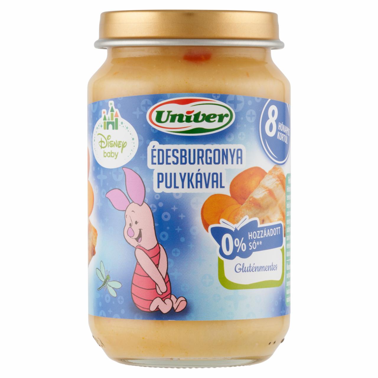 Képek - Univer Disney Baby édesburgonya pulykával bébiétel 8 hónapos kortól 163 g