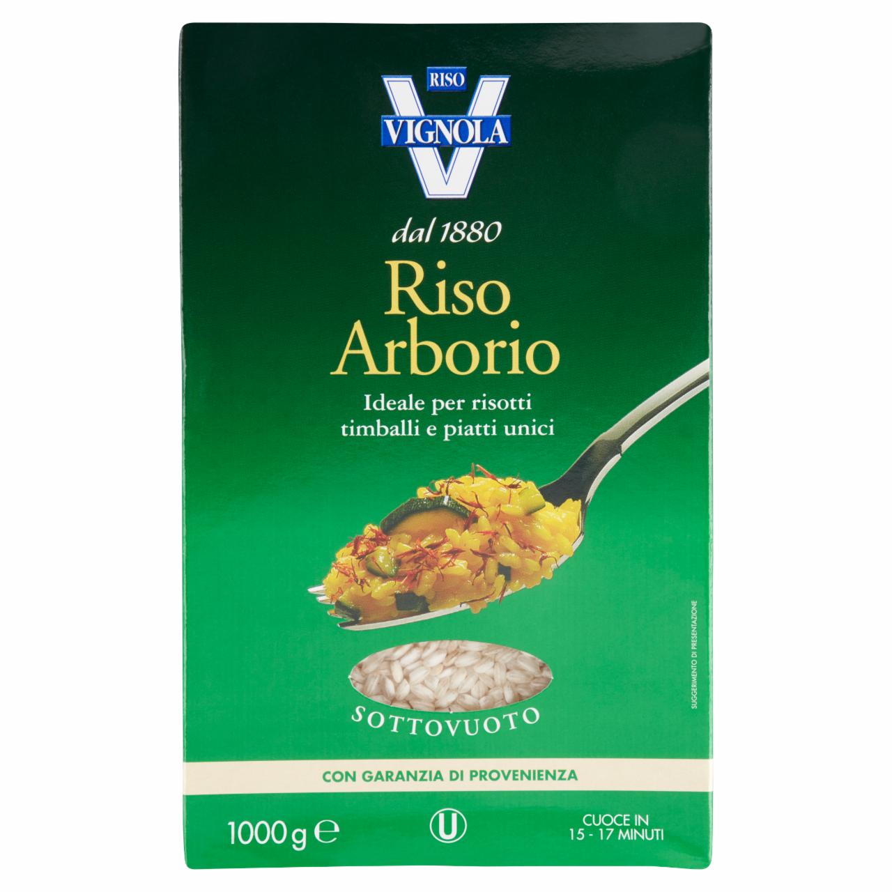 Képek - Riso Vignola Arborio „A' minőségű kerekszemű rizs 1 kg