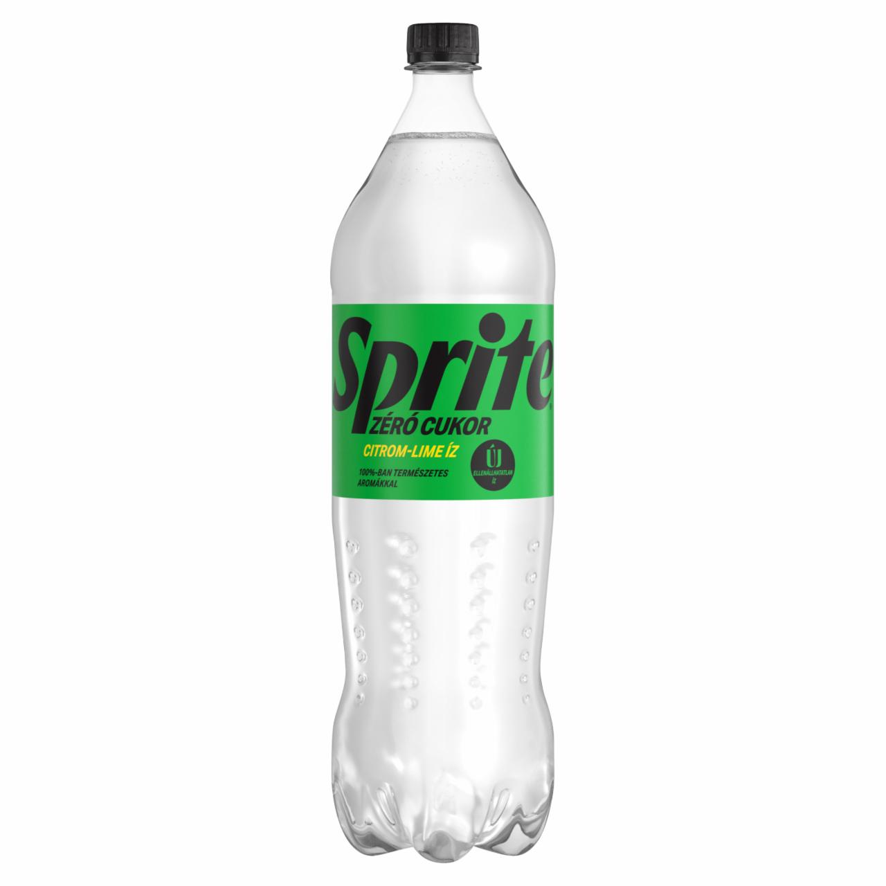Képek - Sprite Zéró Cukor citrom- és limeízű energiamentes szénsavas üdítőital édesítőszerekkel 1,75 l