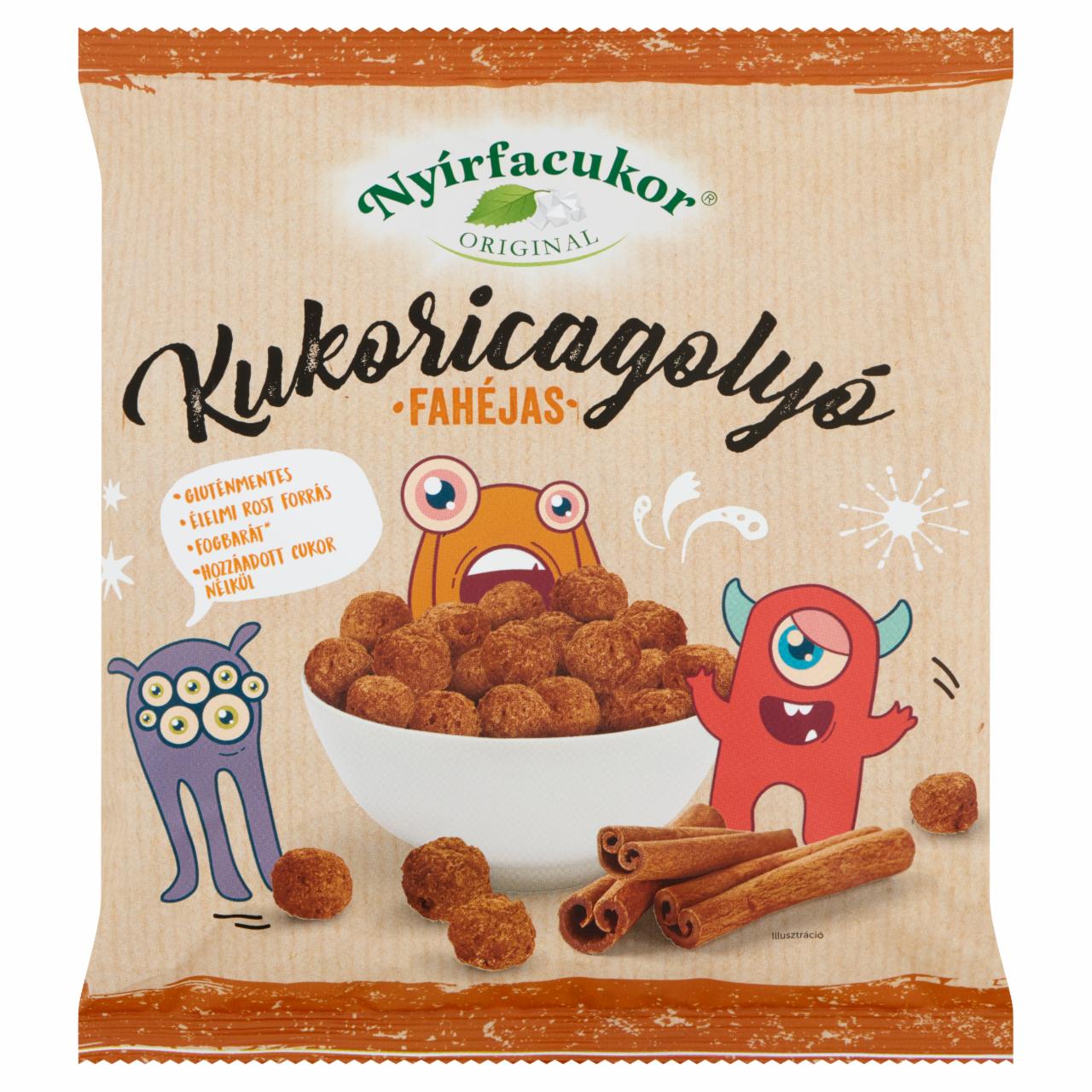 Képek - Nyírfacukor Original fahéjas kukoricagolyó 60 g