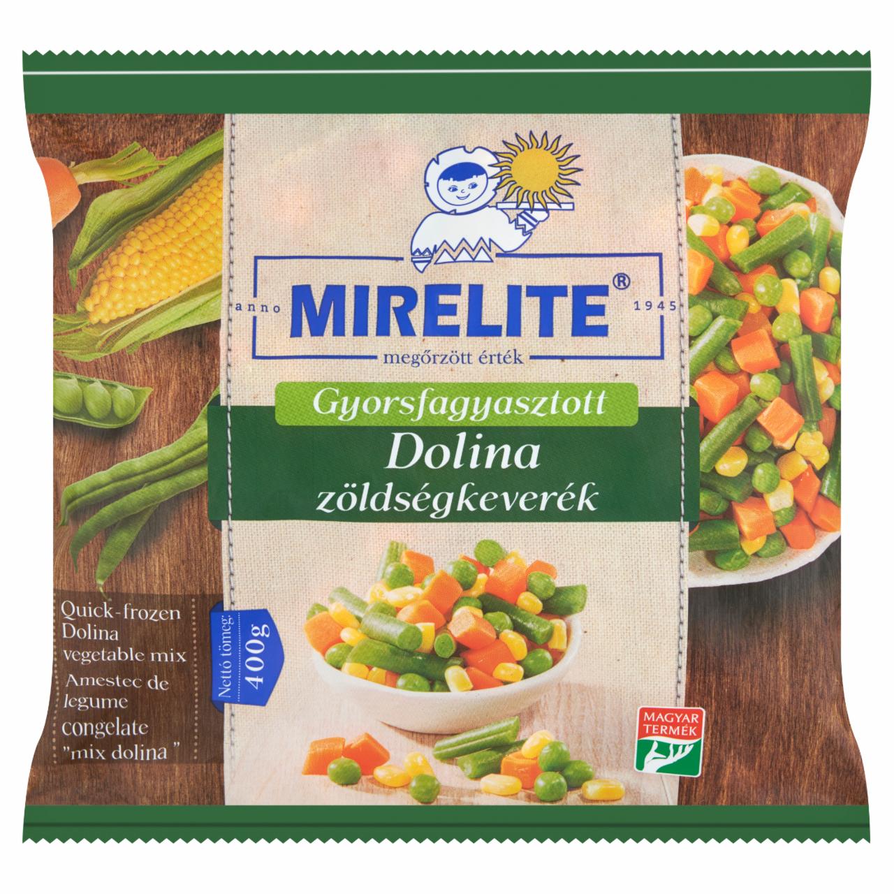 Képek - Mirelite gyorsfagyasztott dolina zöldségkeverék 400 g