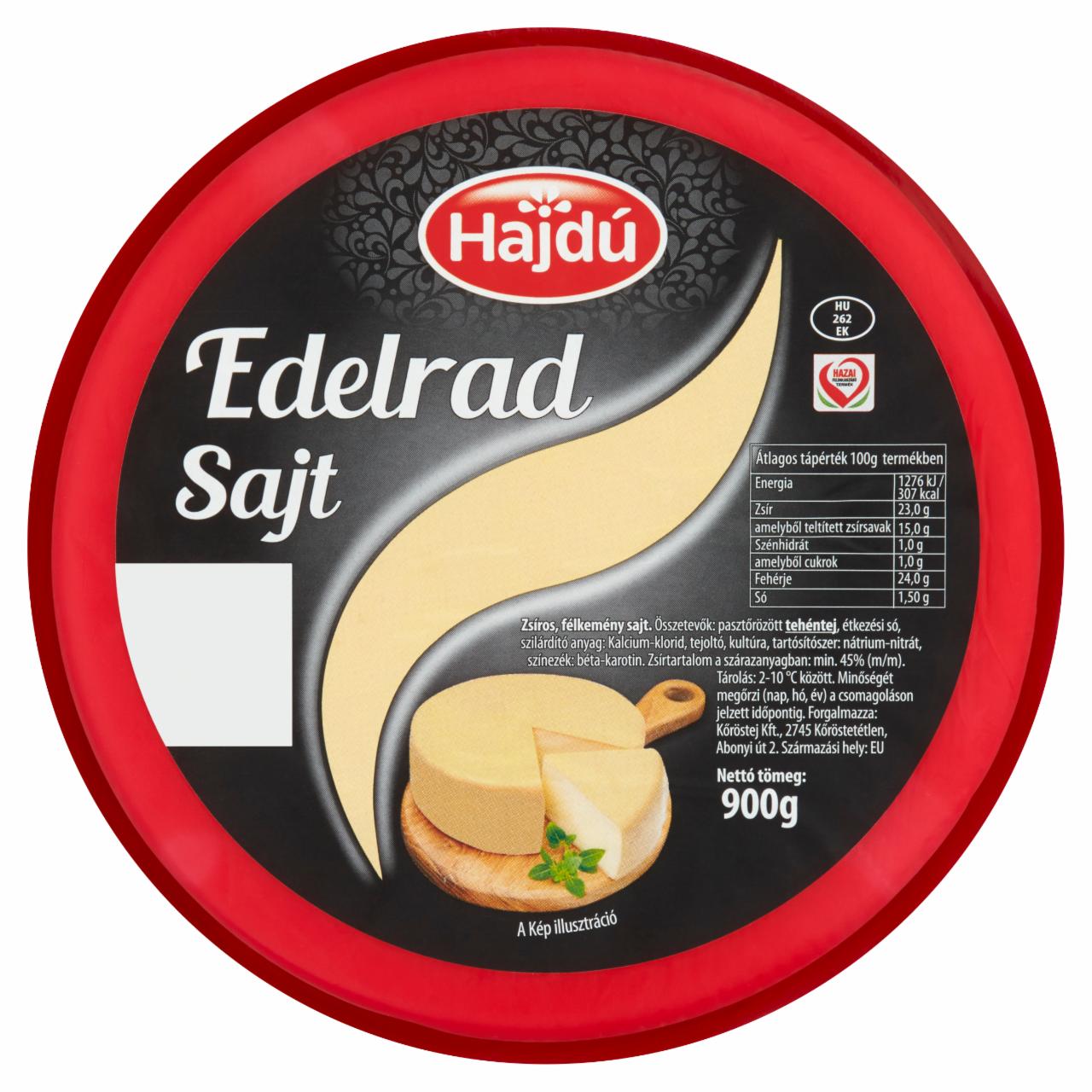 Képek - Hajdú Edelrad sajt 900 g