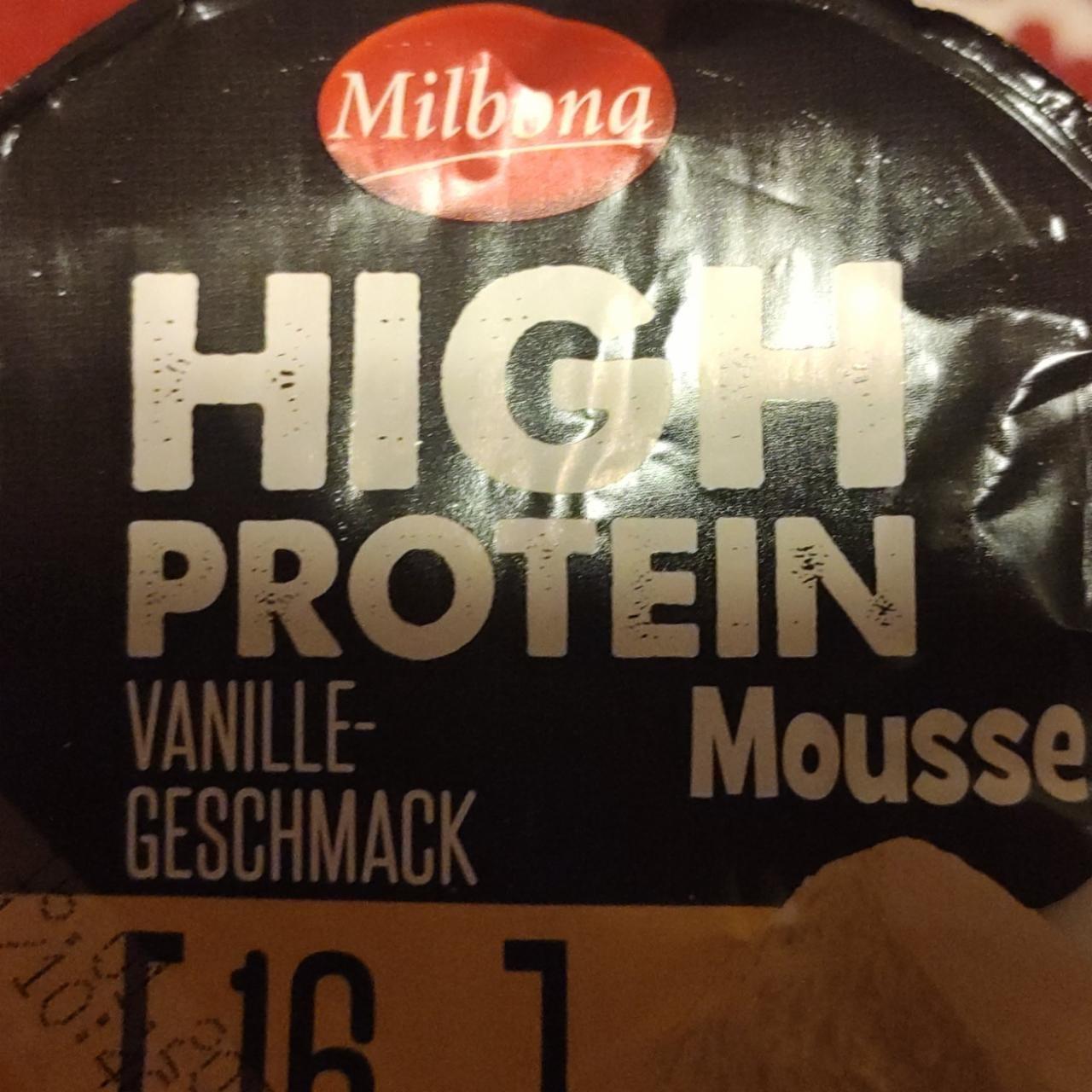 Képek - High protein Mousse Vanille Milbona