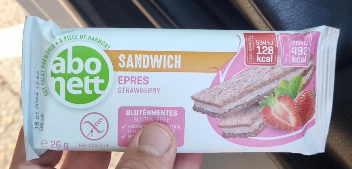 Képek - Epres szendvics Abonett