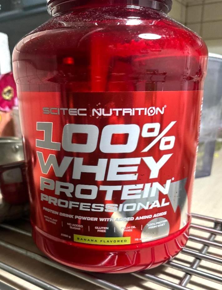 Képek - 100% whey protein professional Banana flavored Scitec Nutrition