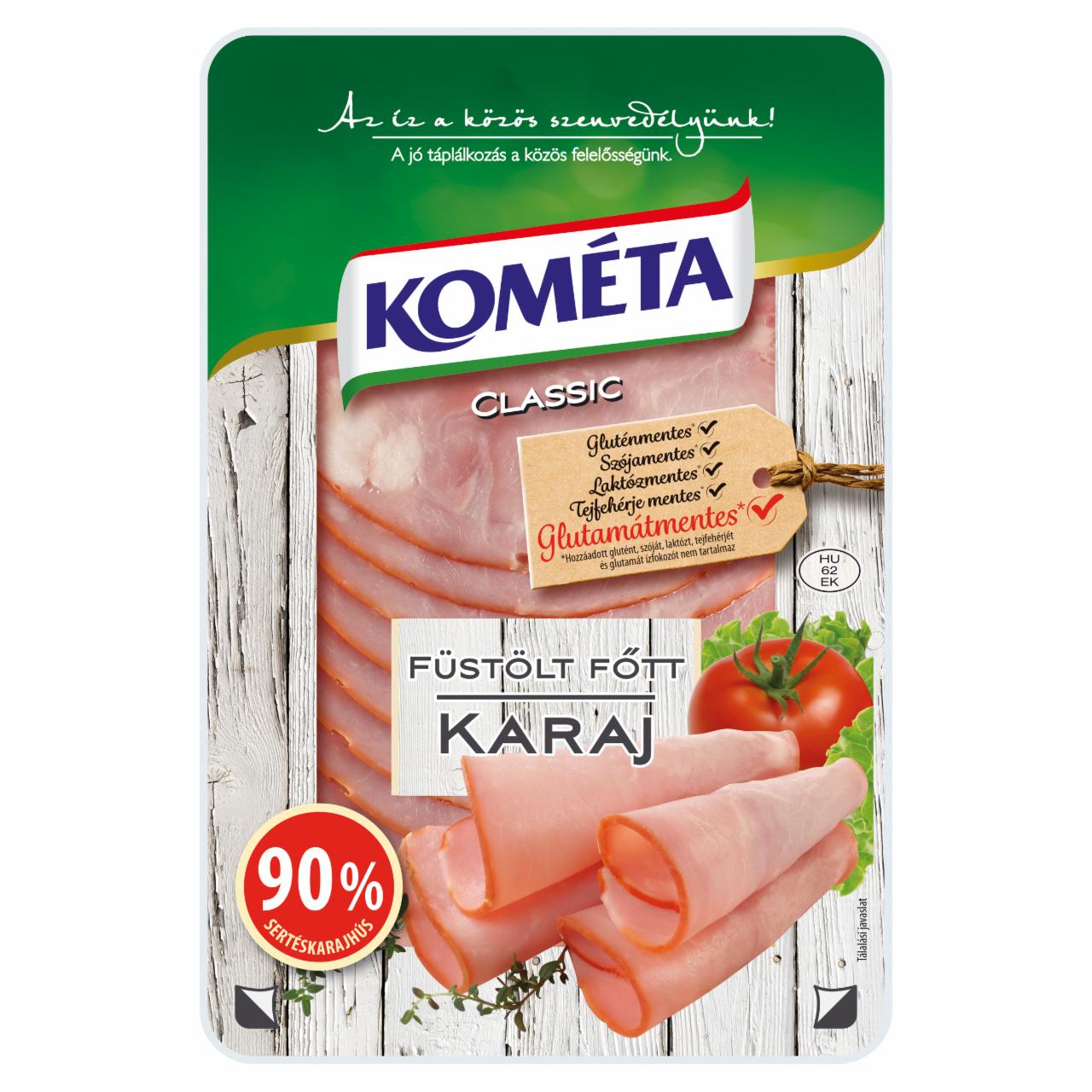 Képek - Kométa Classic szeletelt füstölt-főtt karaj 100 g