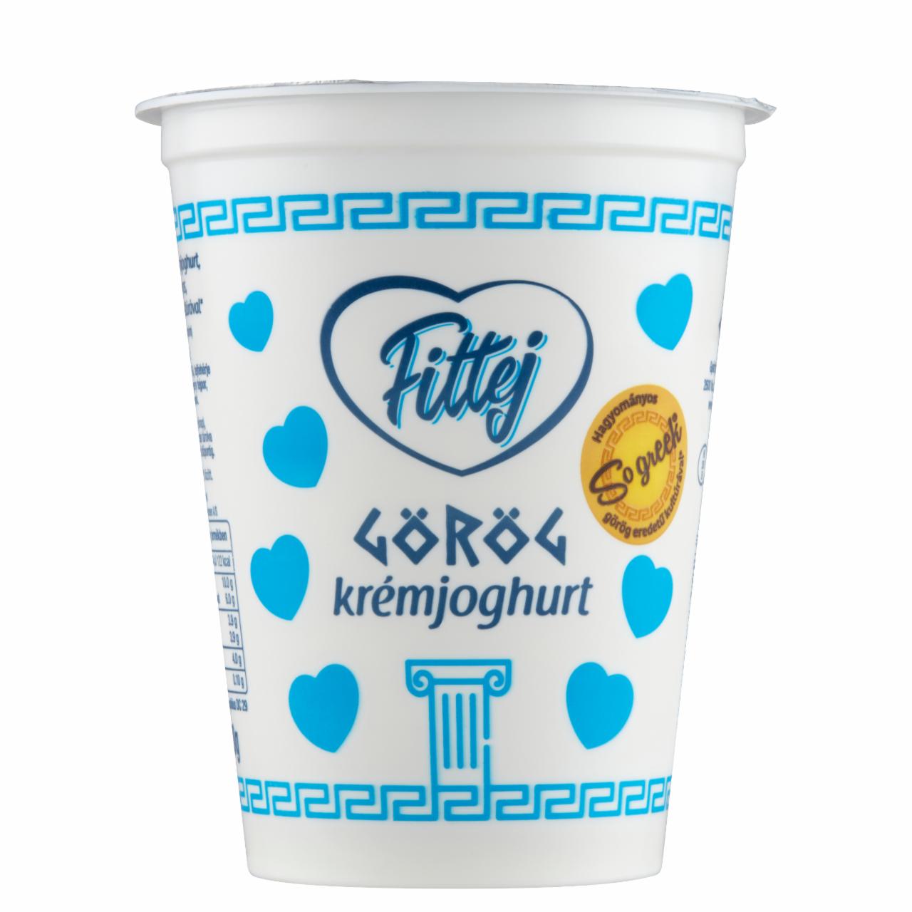 Képek - Fittej görög krémjoghurt 400 g