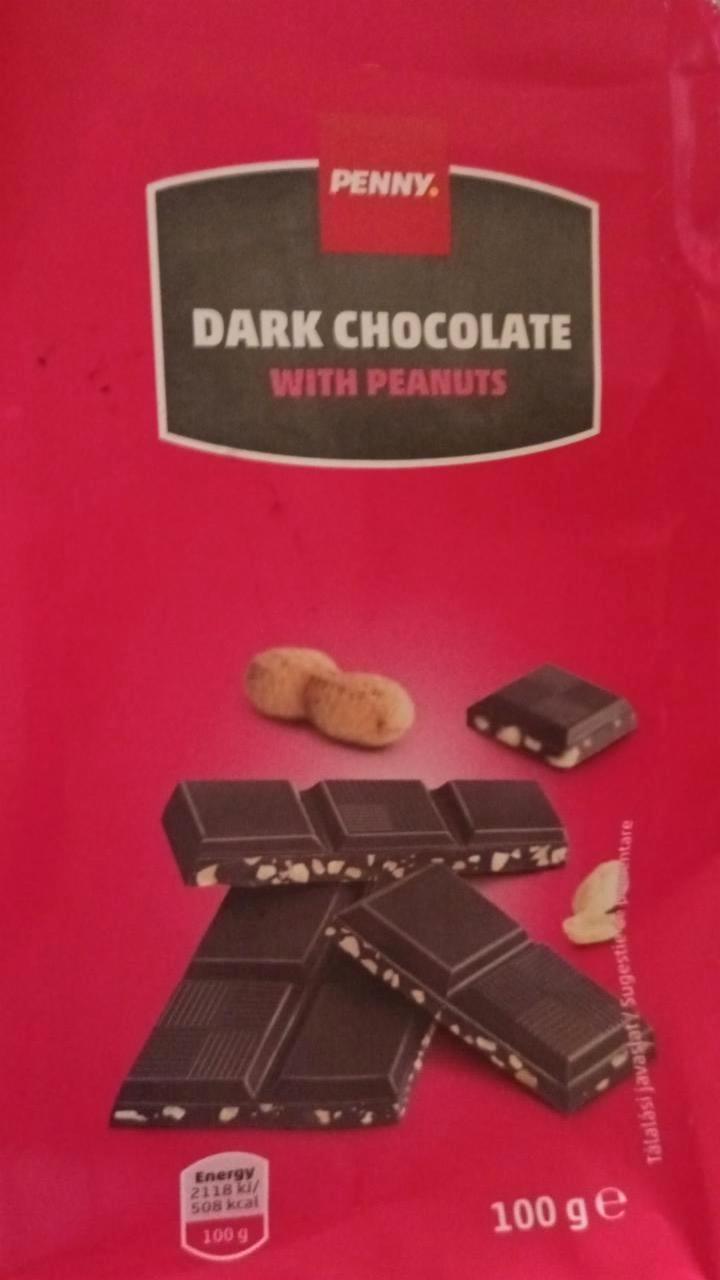 Képek - Dark chocolate with peanuts Penny