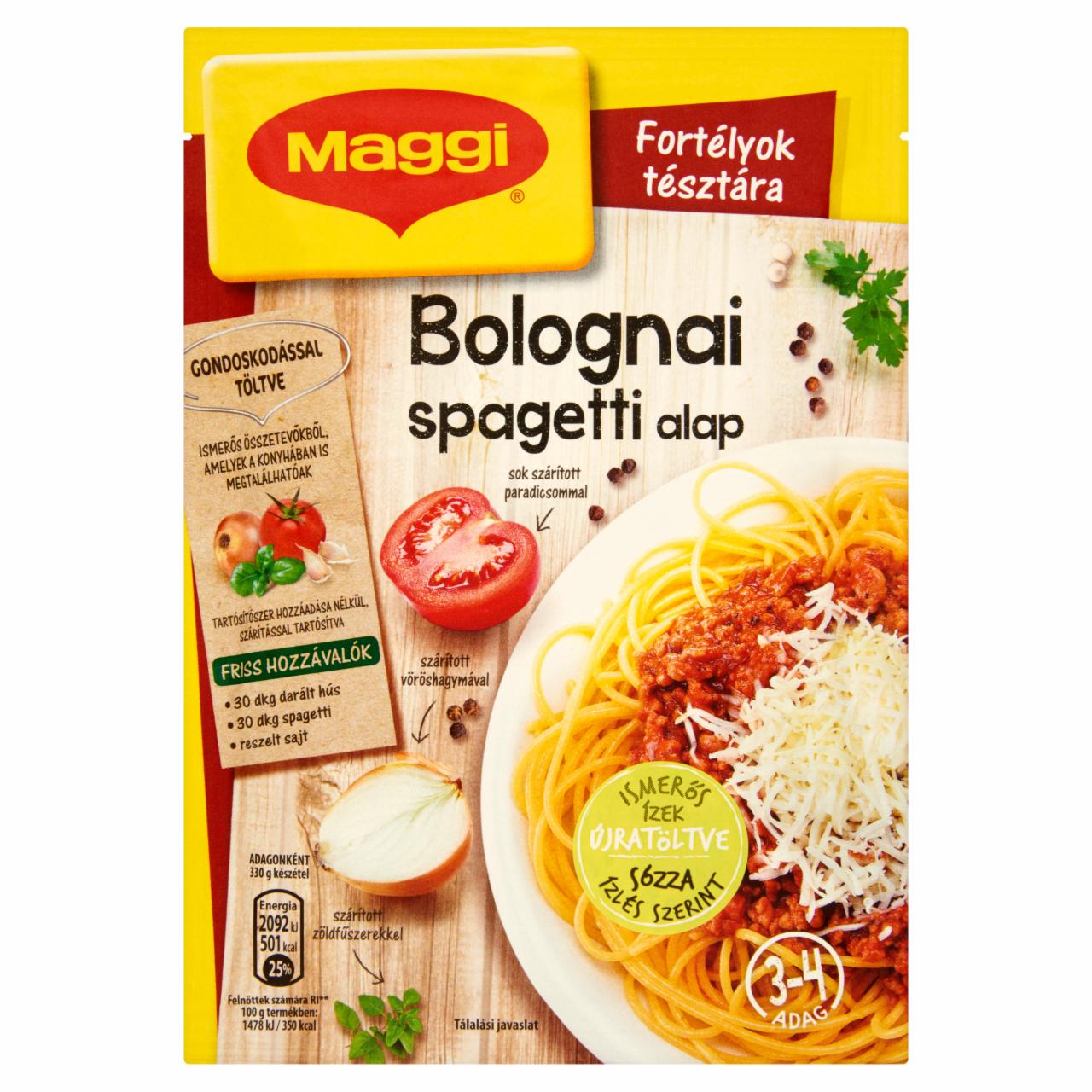 Képek - Maggi Fortélyok Bolognai spagetti alap 40 g