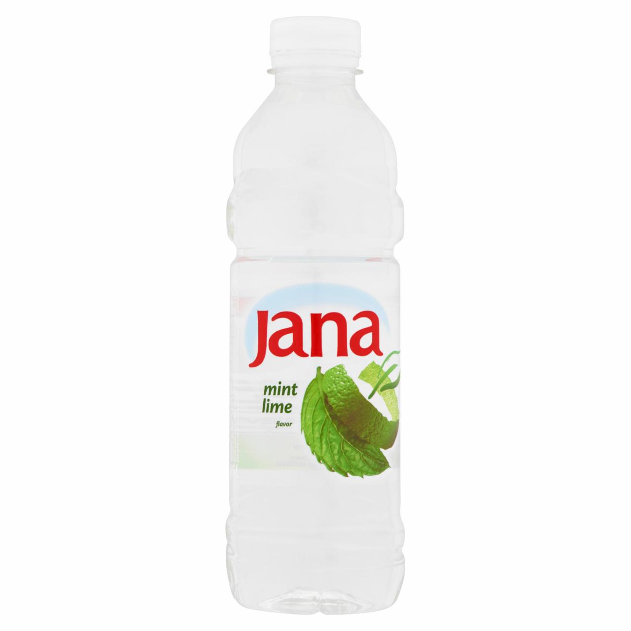 Képek - Jana menta és lime ízű, energiaszegény, szénsavmentes üdítőital cukorral és édesítőszerrel 0,5 l