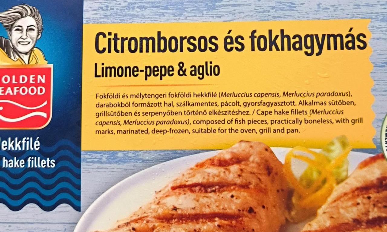 Képek - Citromborsos és fokhagymás Limone-pepe & aglio Golden seafood