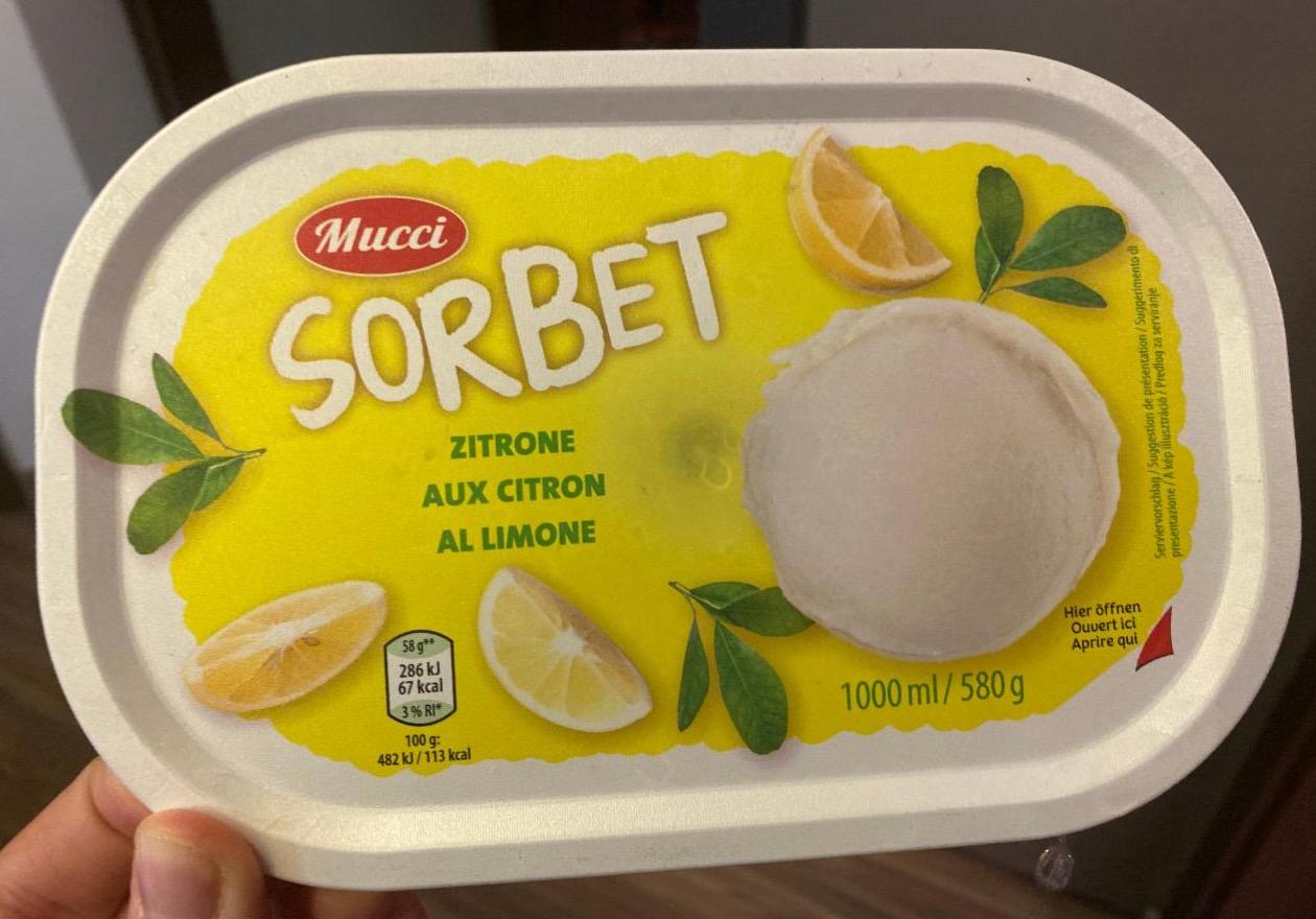 Képek - Sorbet citromos fagyi Mucci