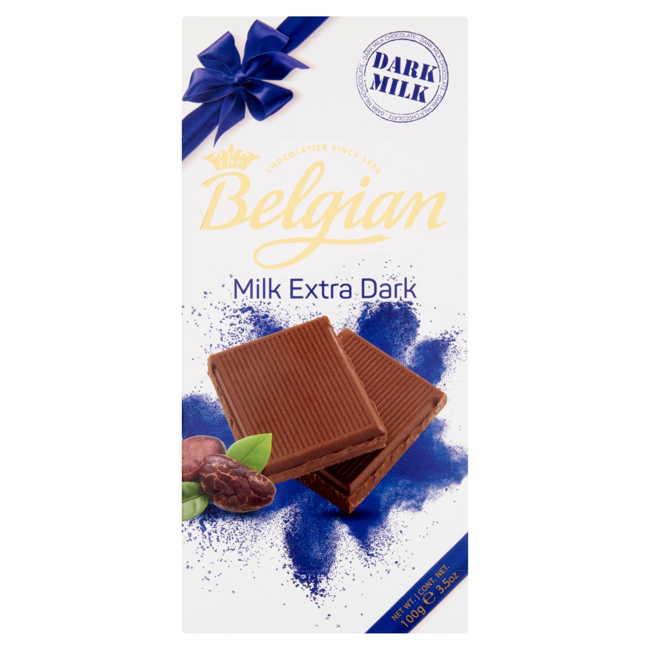 Képek - Belgian Milk Extra Dark tejcsokoládé 100 g