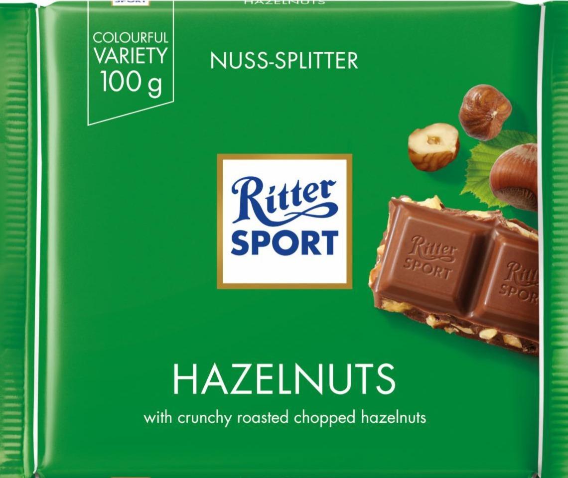 Képek - Ritter Sport tejcsokoládé mogyoró darabokkal 250 g