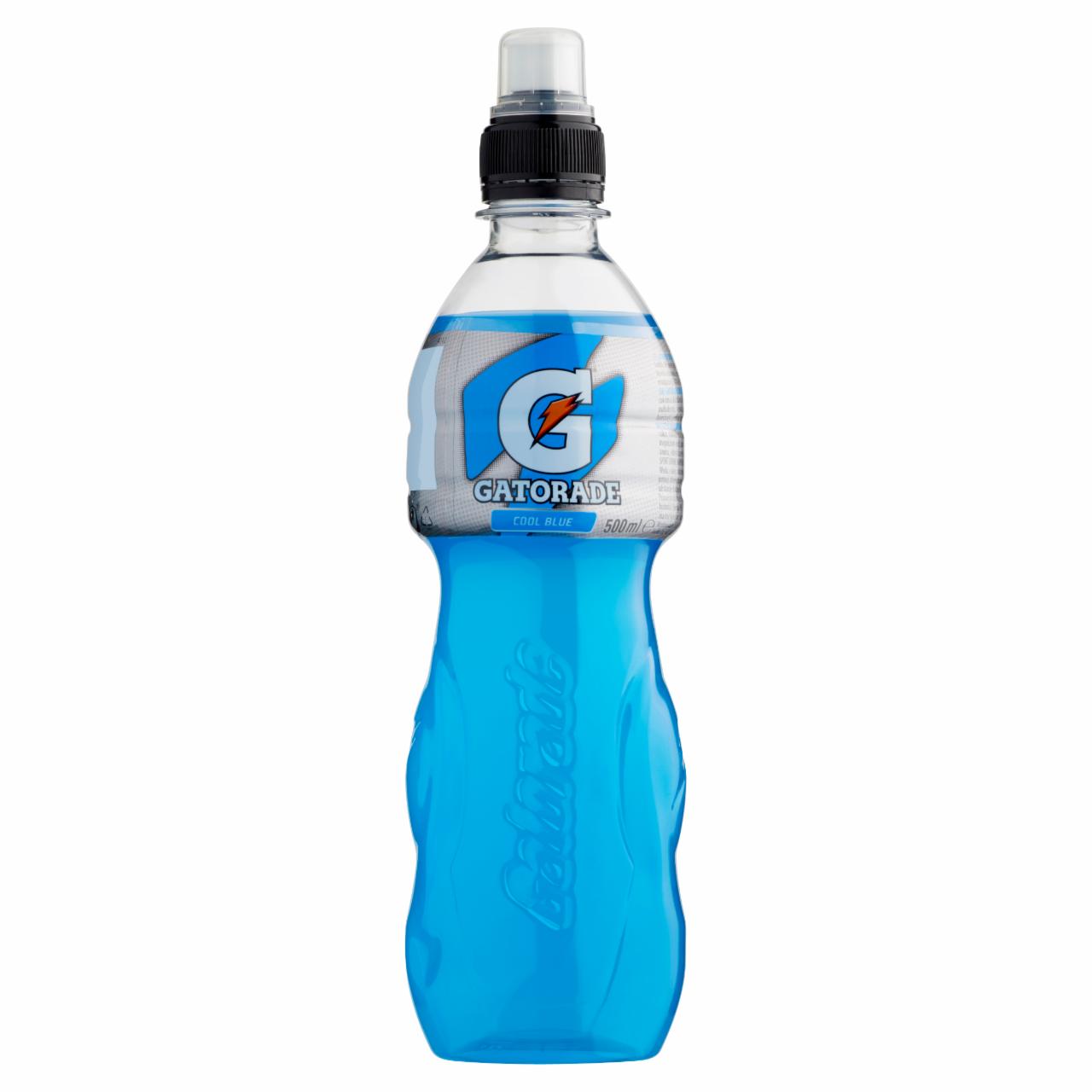 Képek - Gatorade Cool Blue szénsavmentes málnaízű izotóniás sportital cukorral és édesítőszerekkel 500 ml