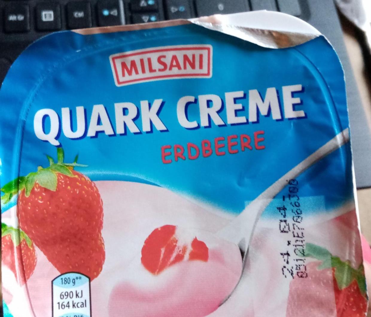 Képek - Quark creme erdbeere Milsani