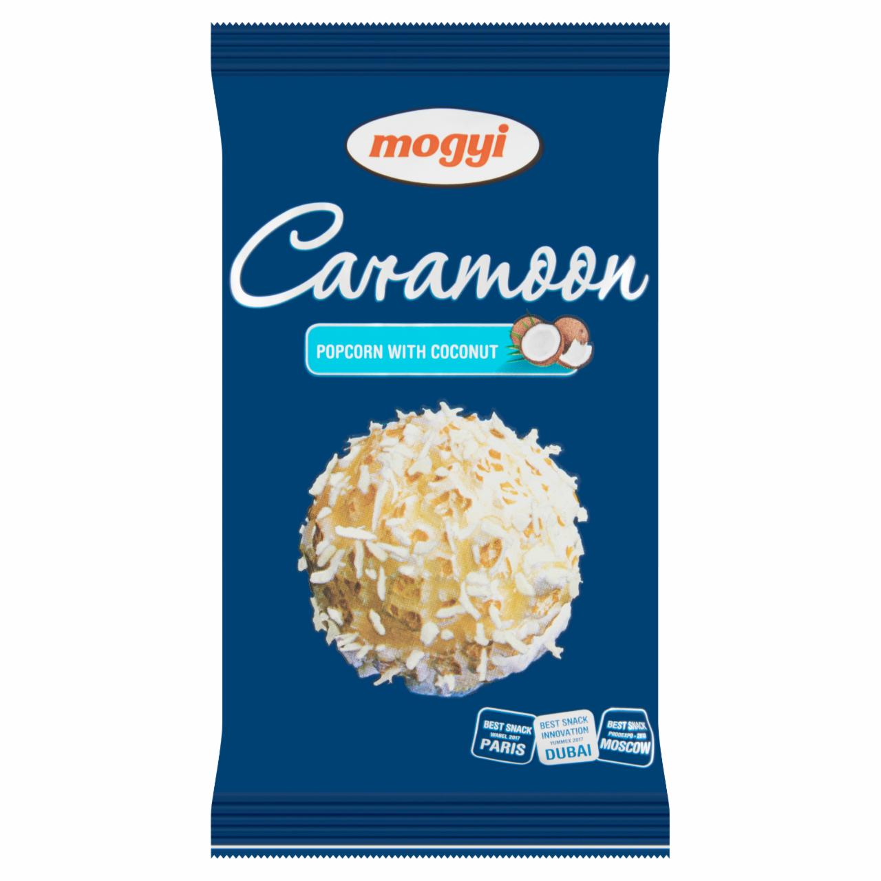 Képek - Mogyi Caramoon édes kókuszos cukormázzal bevont pattogatott kukorica 35 g