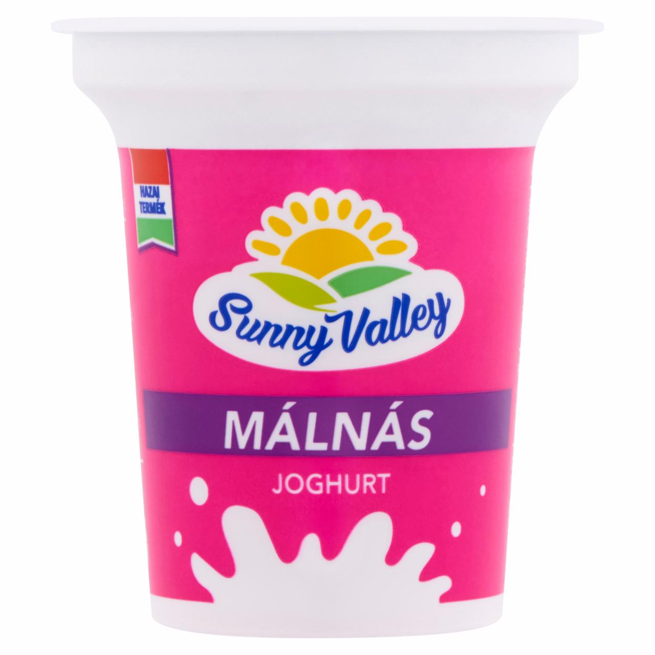 Képek - Sunny Valley élőflórás, zsírszegény málnás joghurt 140 g