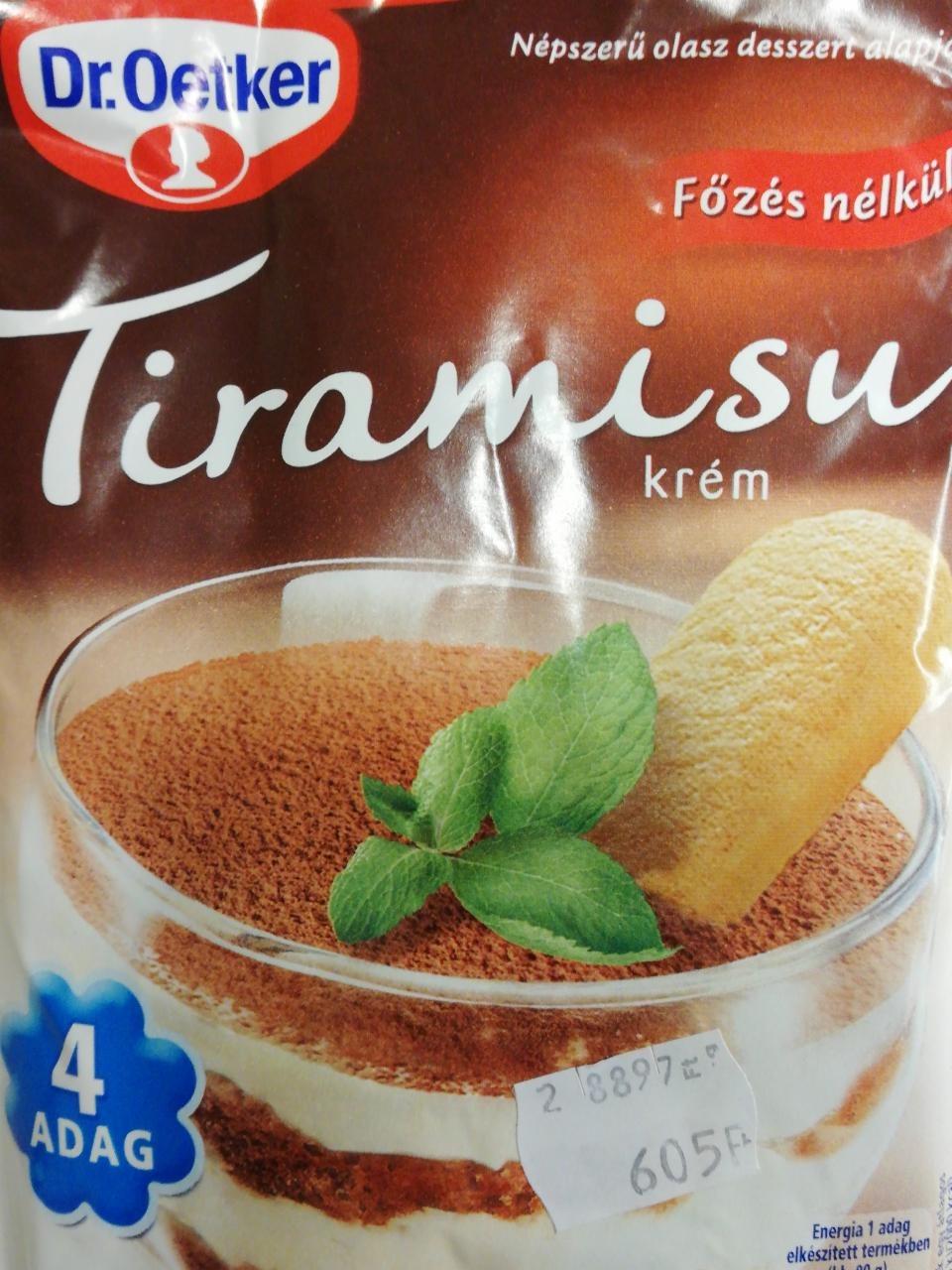 Képek - Tiramisu krémpor Dr. Oetker