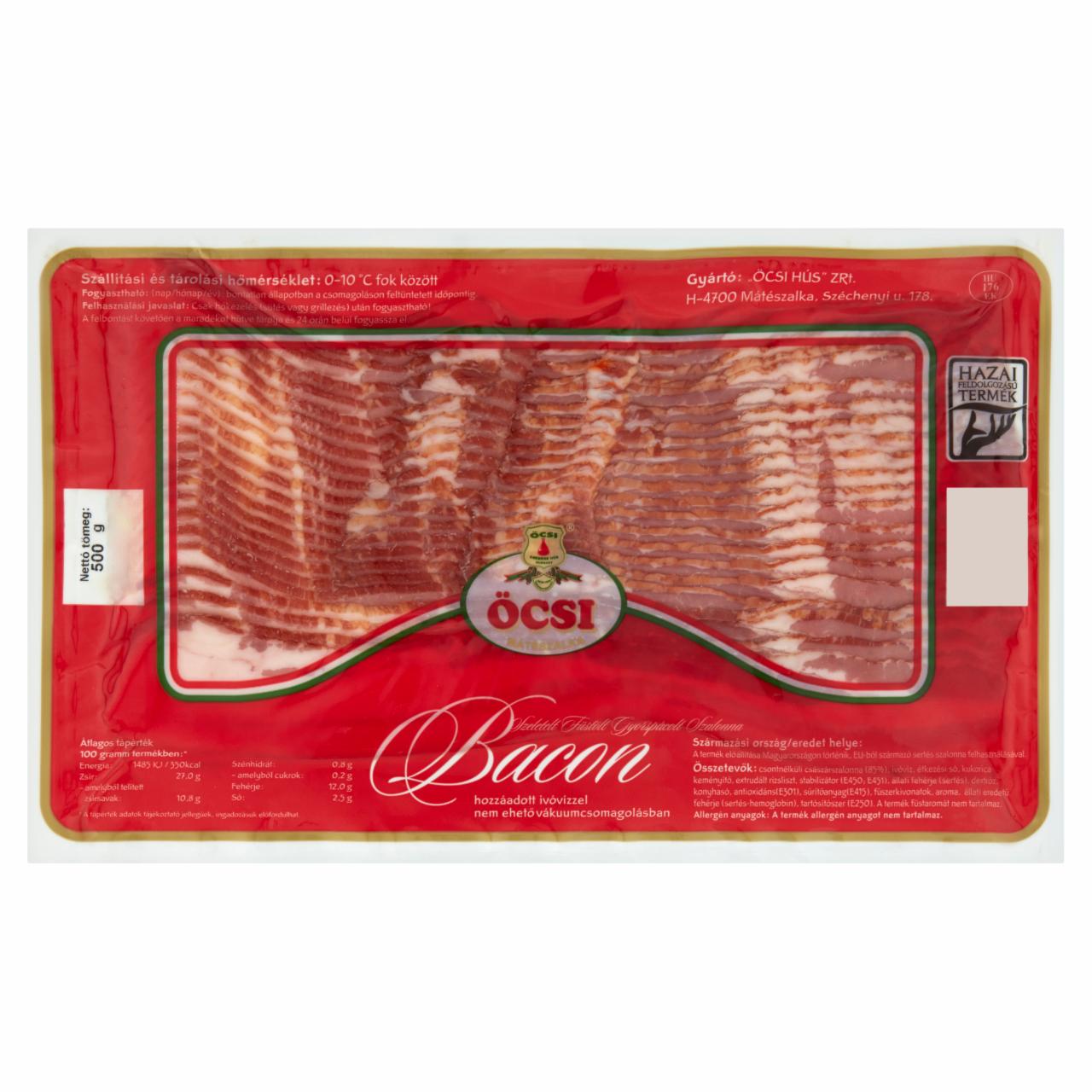 Képek - Öcsi szeletelt bacon 500 g