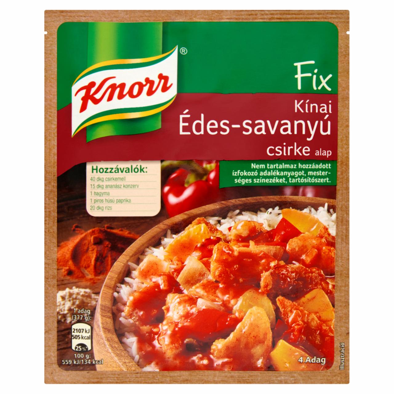 Képek - Knorr kínai édes-savanyú csirke alap 66 g