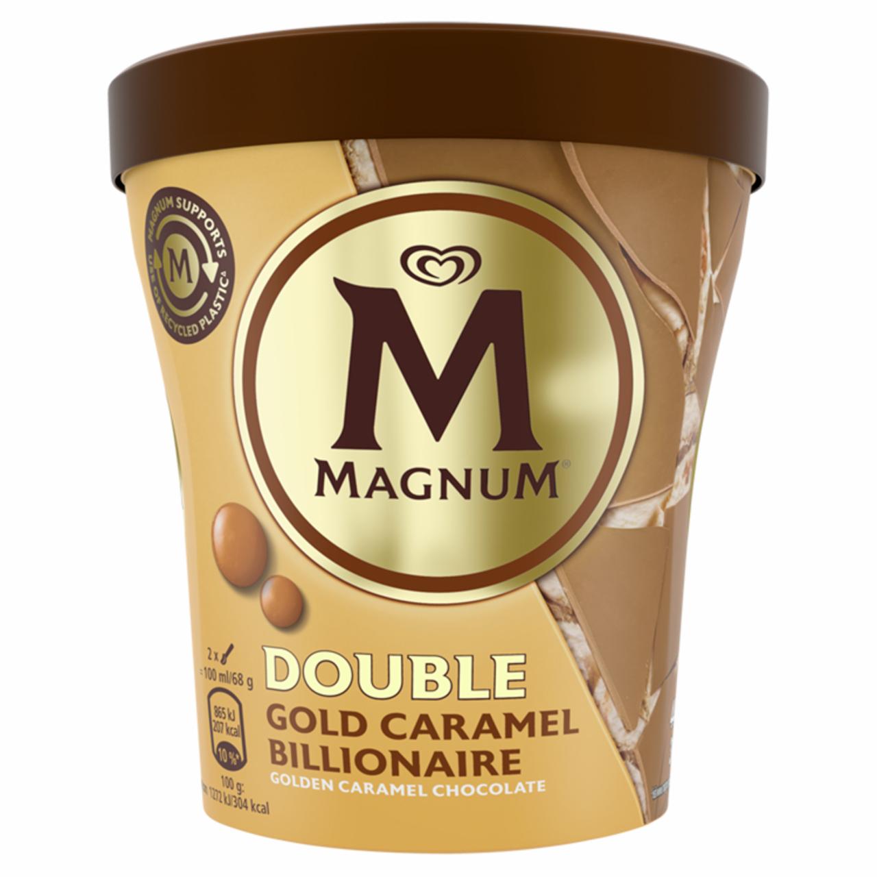 Képek - Magnum poharas jégkrém Dupla Gold Karamell 440 ml 