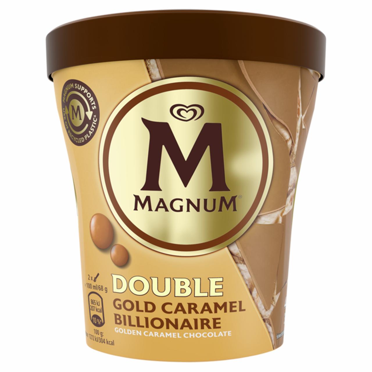 Képek - Magnum poharas jégkrém Dupla Gold Karamell 440 ml