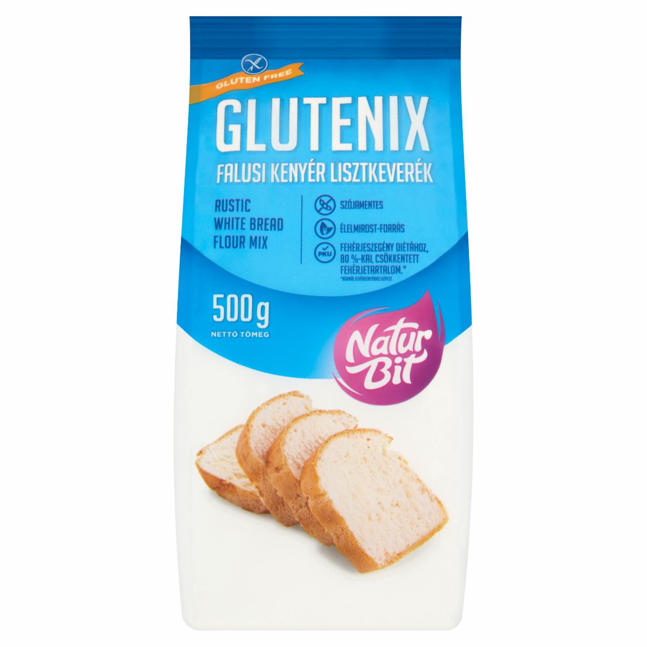 Képek - Naturbit Glutenix falusi kenyér lisztkeverék 500 g