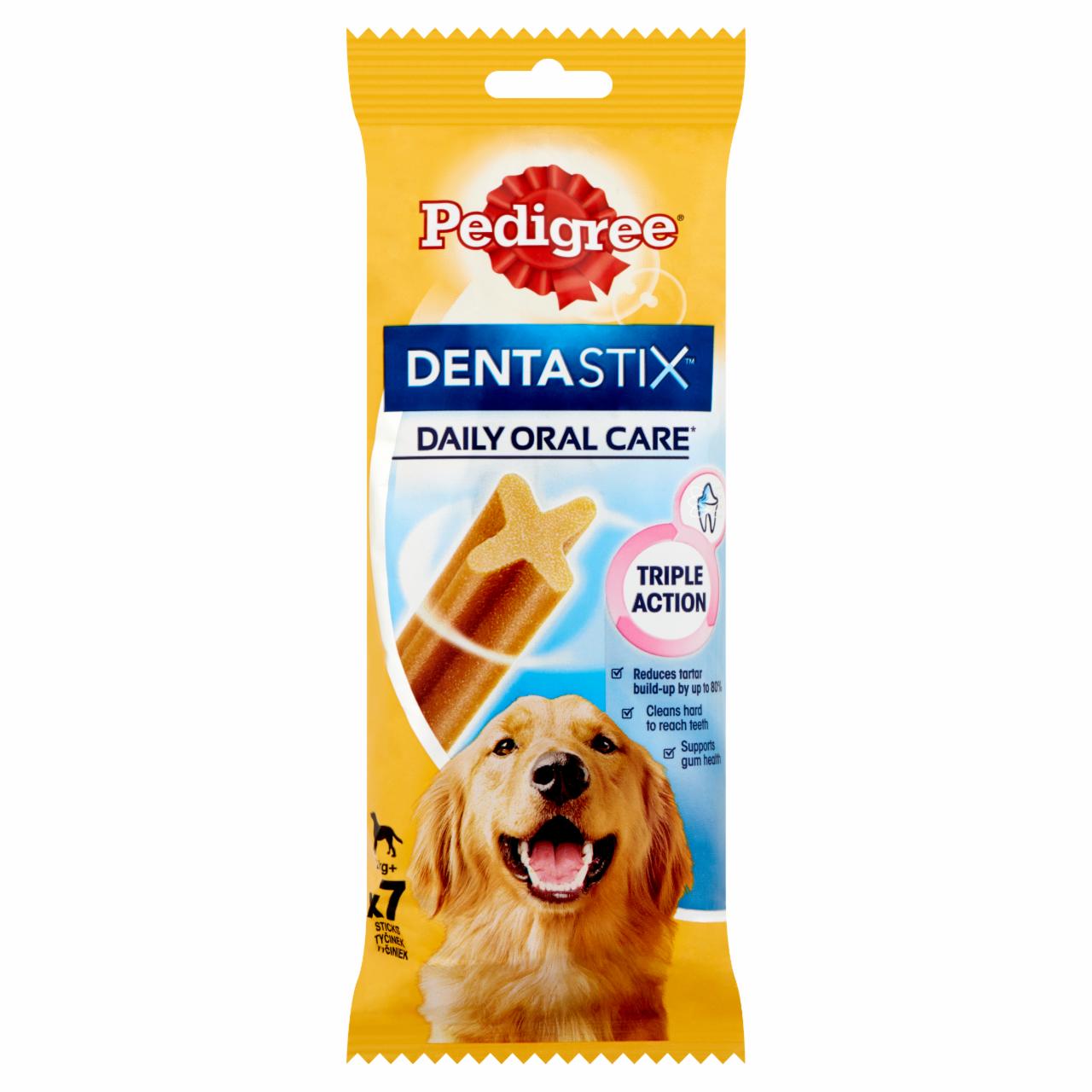 Képek - Pedigree DentaStix Daily Oral Care kiegészítő eledel 4 hónapnál idősebb kutyák számára 25 kg+ 270 g