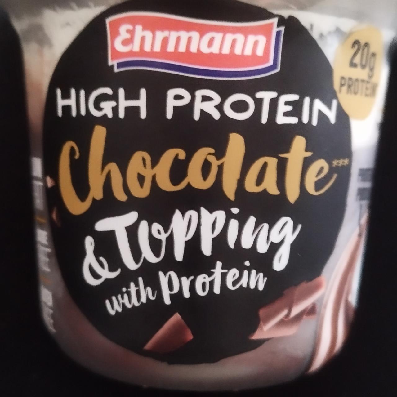 Képek - High protein chocolate & topping with protein Ehrmann