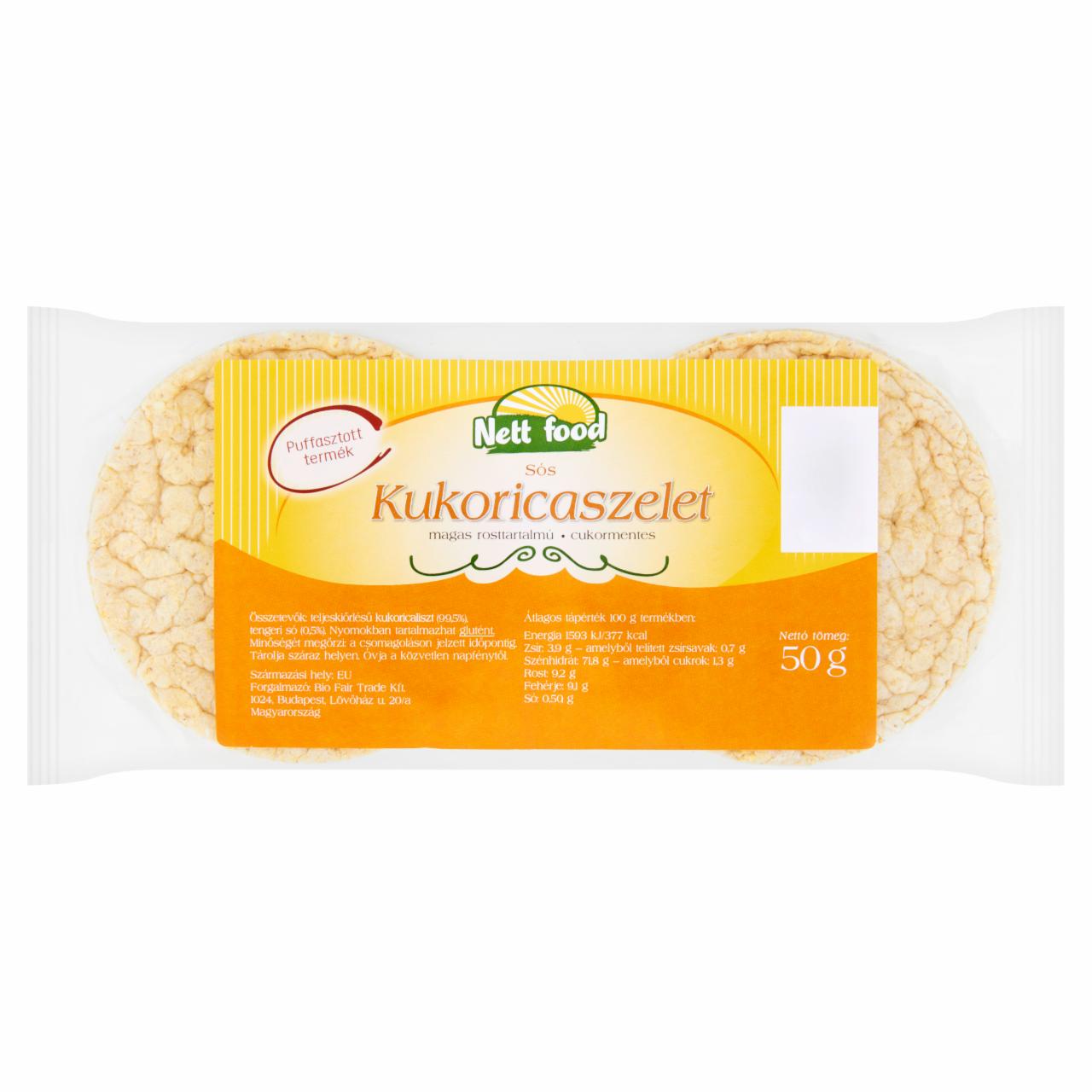 Képek - Nett Food sós kukoricaszelet 50 g