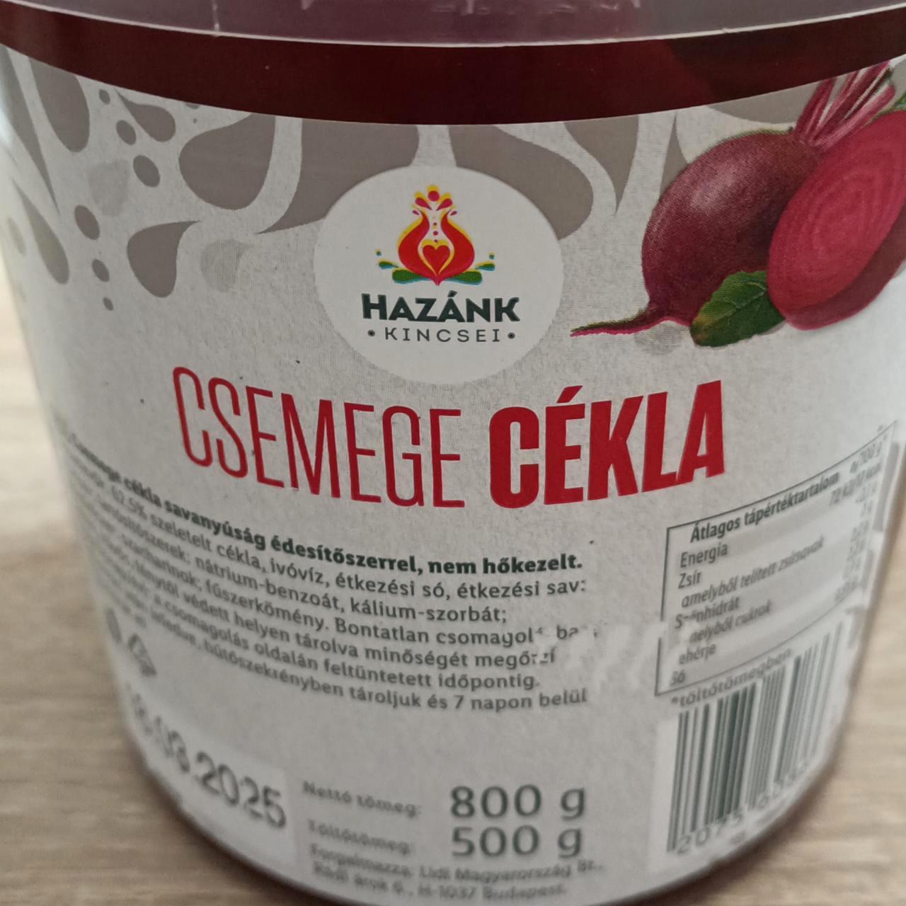 Képek - Csemege cékla Hazánk kincsei
