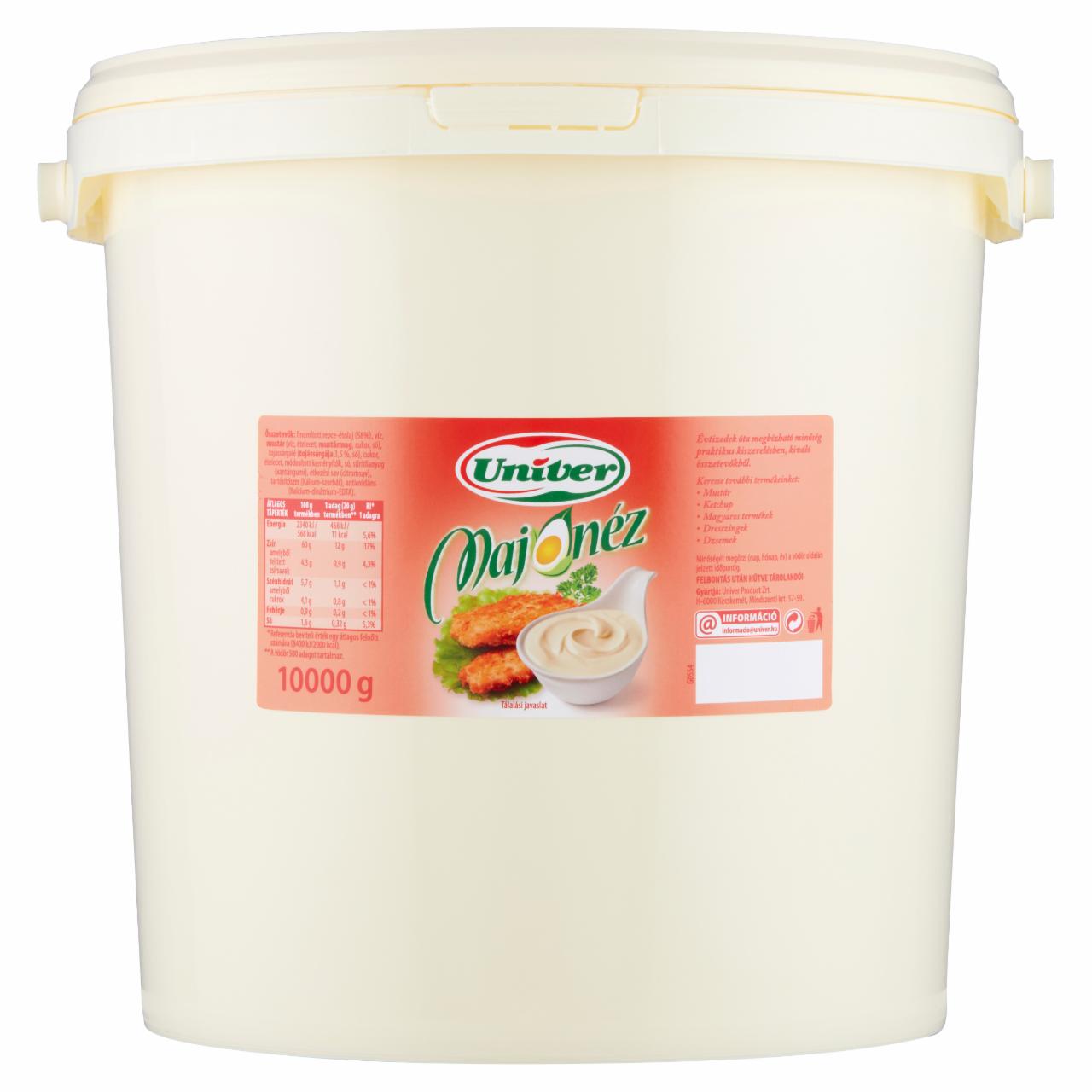 Képek - Univer majonéz 10000 g