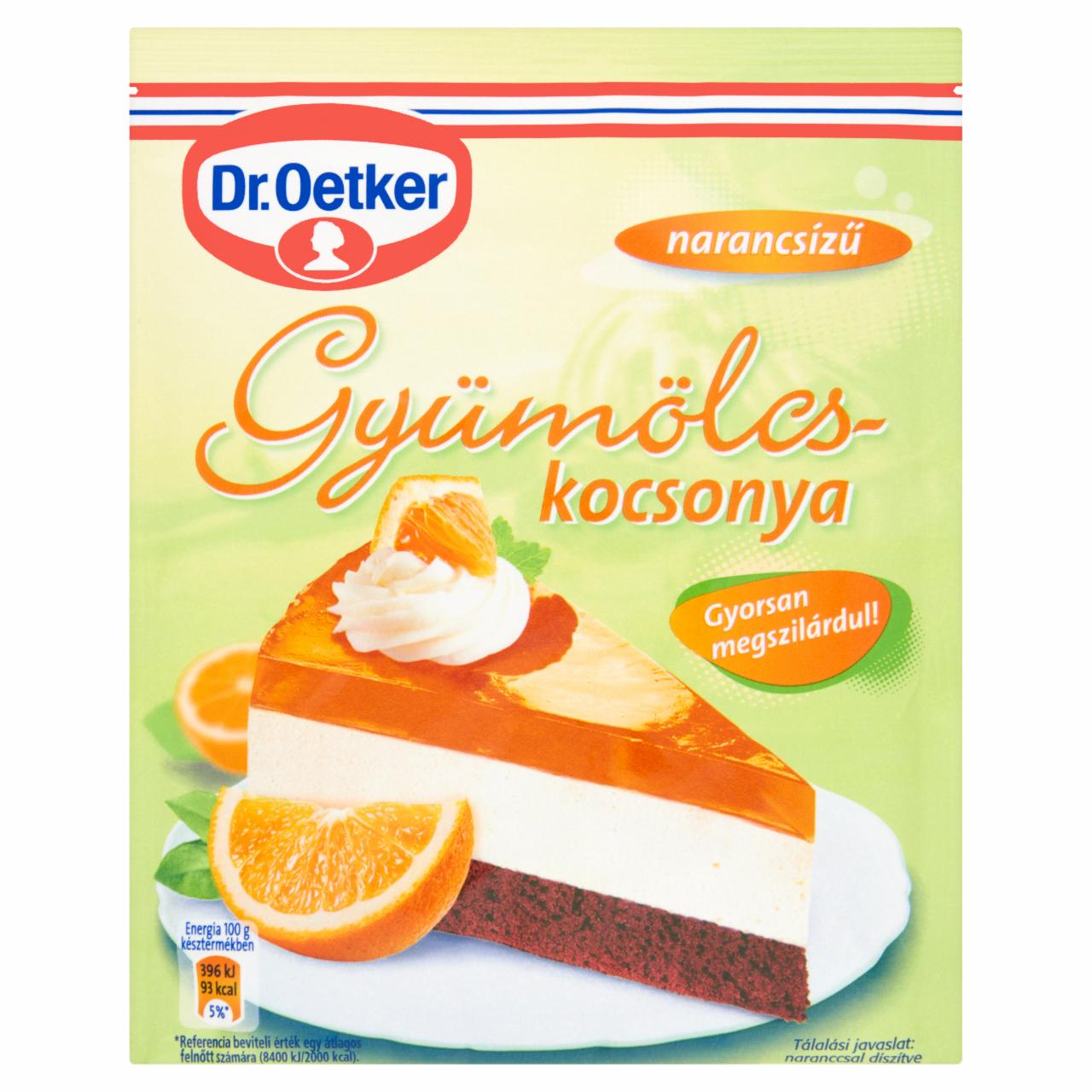 Képek - Dr. Oetker narancsízű gyümölcskocsonyapor 90 g