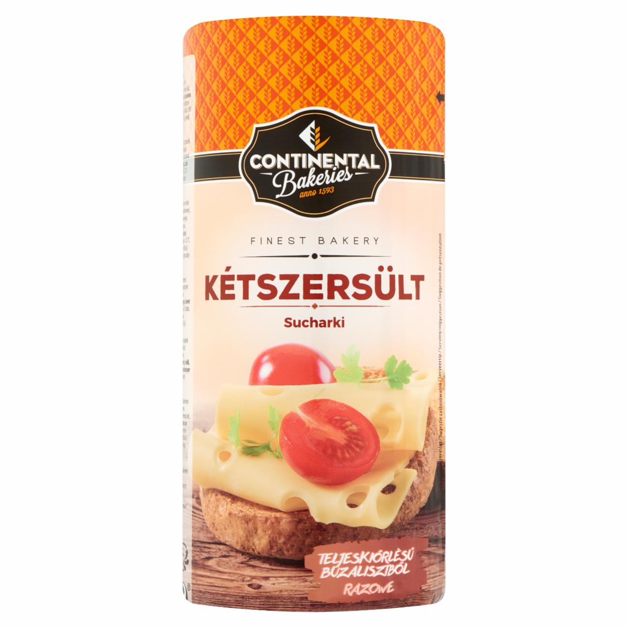 Képek - Continental Bakeries kétszersült teljes kiőrlésű búzalisztből 125 g