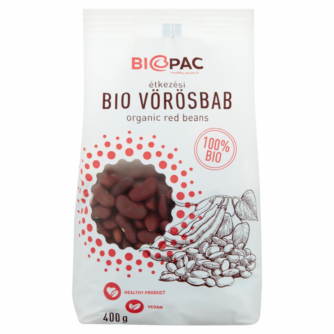 Képek - Biopac étkezési BIO vörösbab 400 g