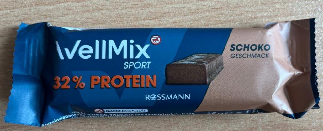 Képek - WellMix csoki ízű fehérjeszelet Rossmann