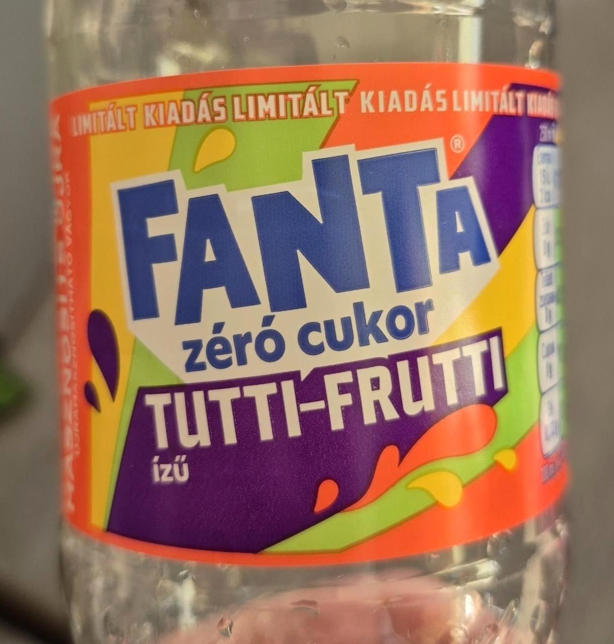 Képek - Fanta zéró cukor Tutti-frutti