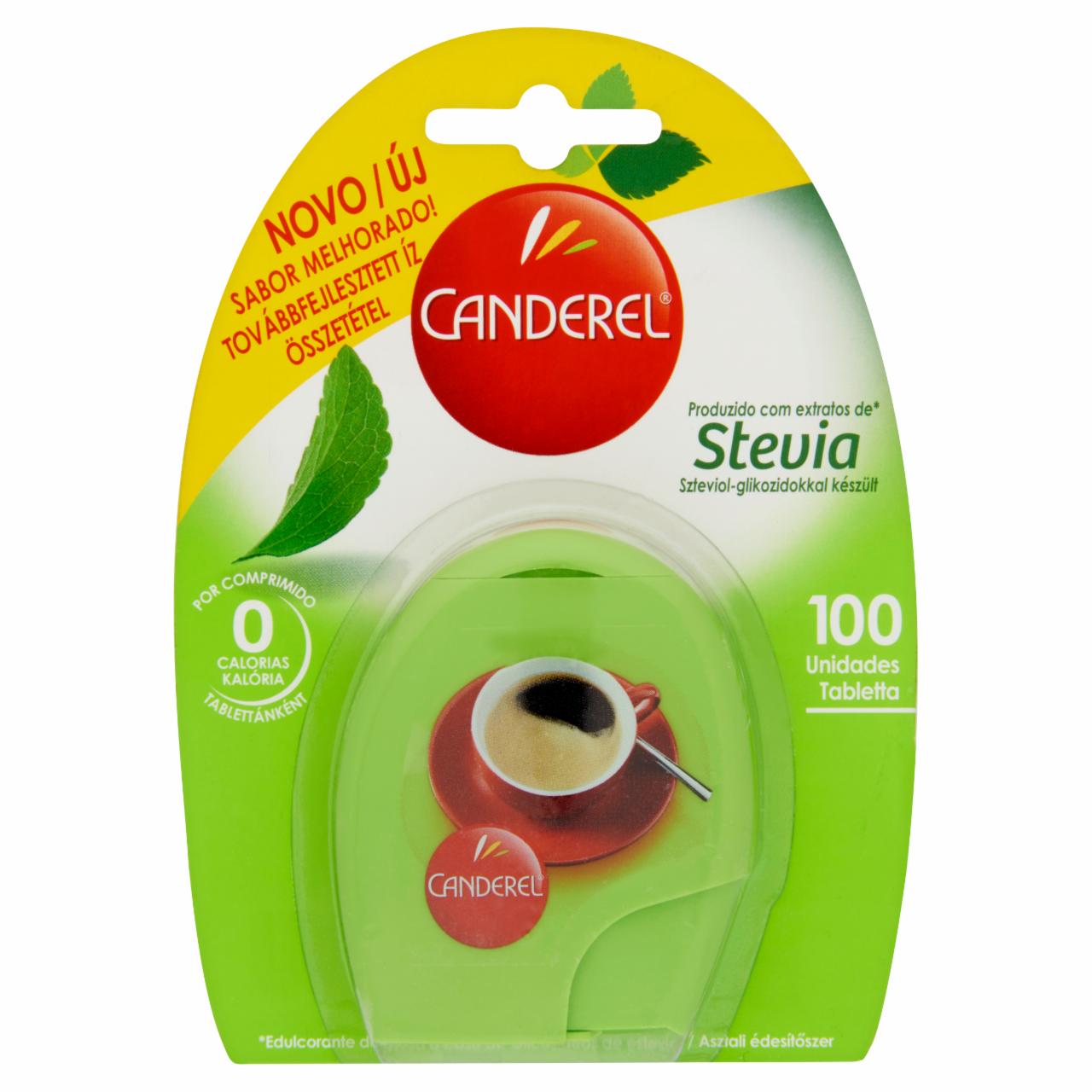 Képek - Canderel Stevia édesítőszer tabletta 100 db 8,5 g