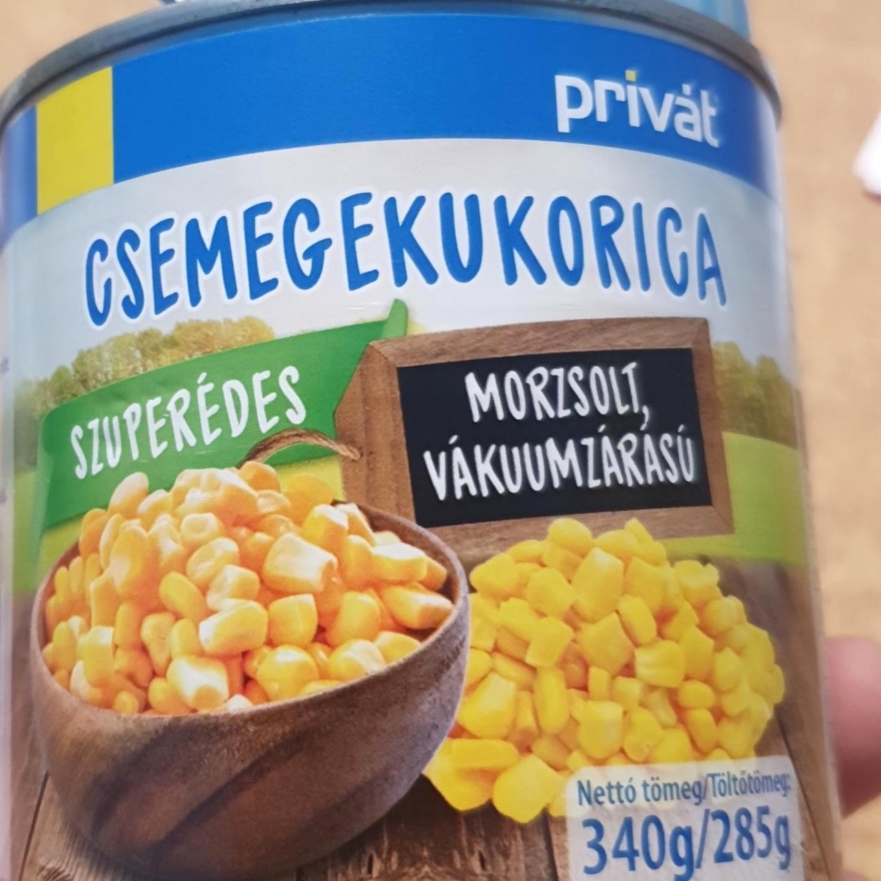 Képek - Csemegekukorica szuperédes Privát