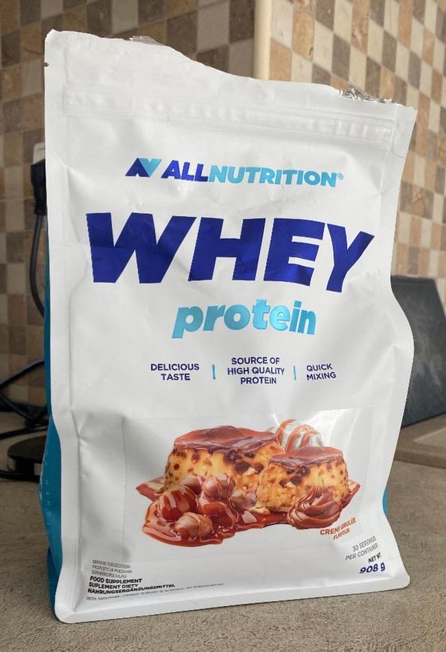 Képek - Whey protein Creme brulee Allnutrition