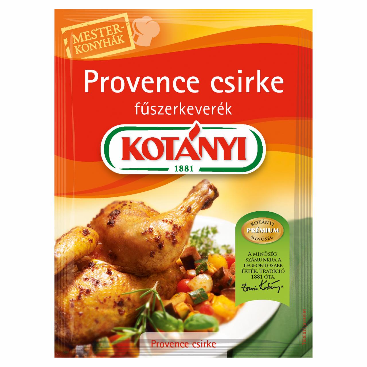 Képek - Kotányi Mesterkonyhák Provence csirke fűszerkeverék 25 g