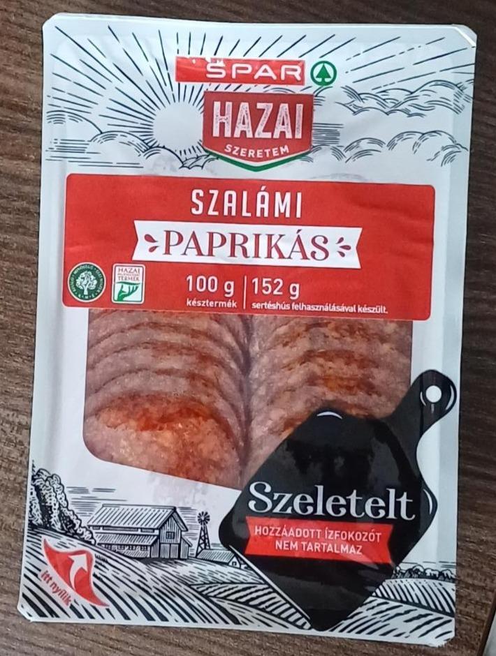 Képek - Spar Hazai Paprikás szalámi