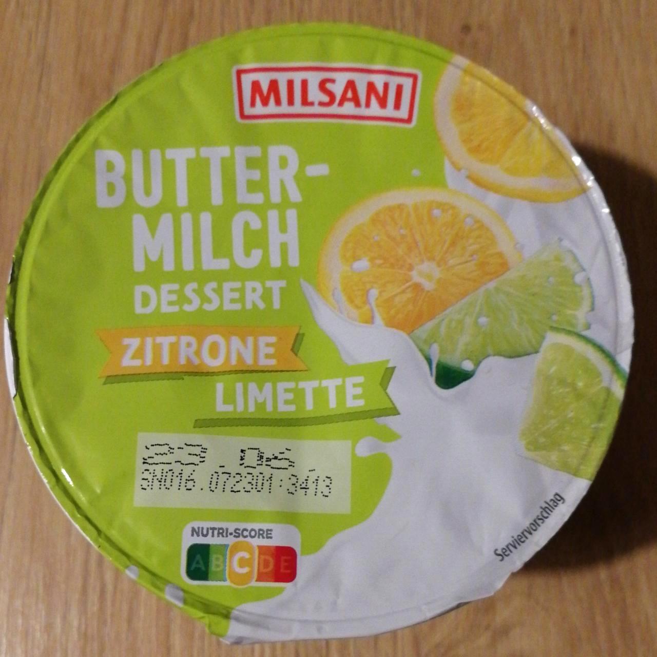 Képek - Író desszert Buttermilch dessert Zitrone-limette Milsani
